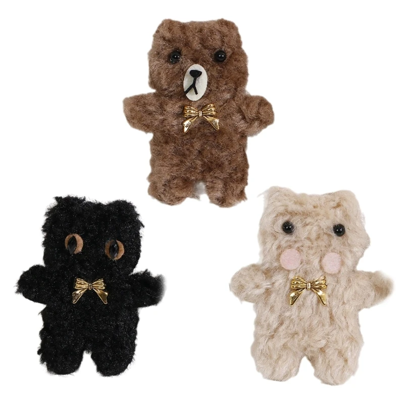 Soft and Comfortable Bear Sock Decoration Decoration for Bags and Clothes