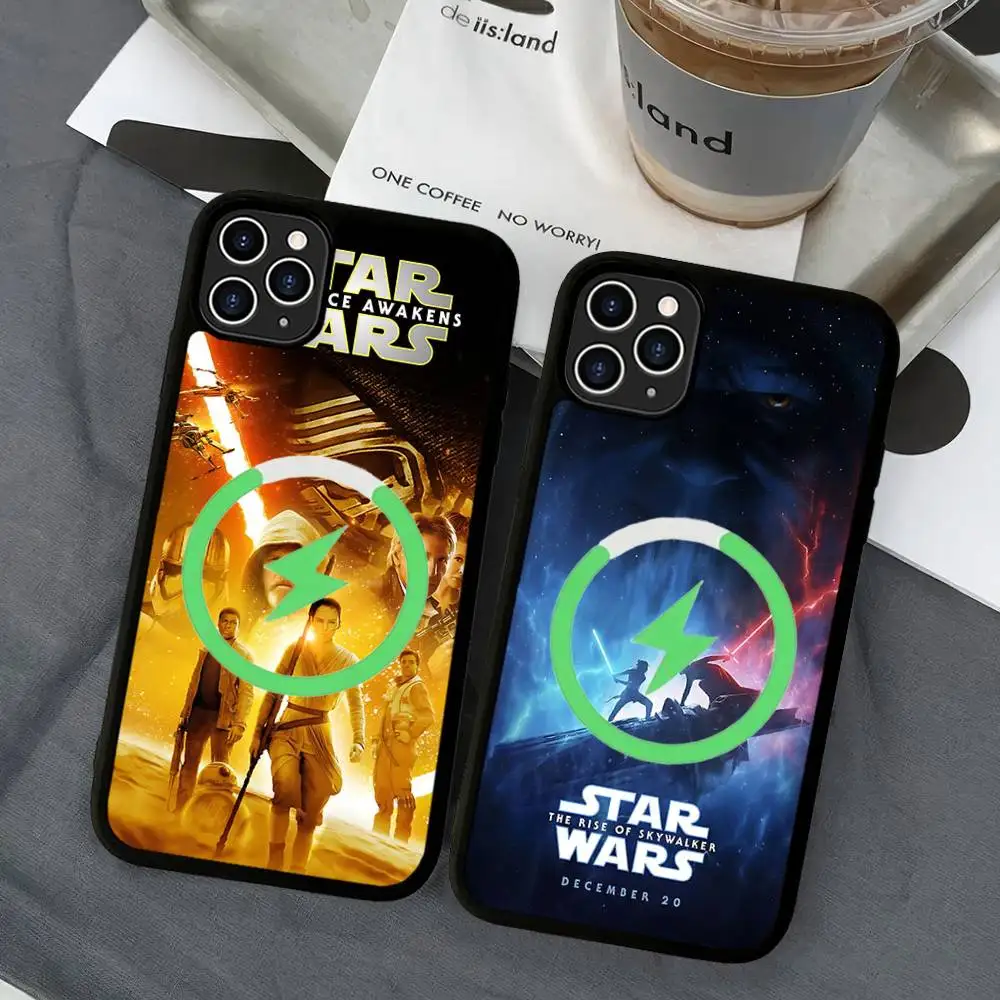 Film s-star Cool film w-wars magnétique pour Magsafe coque de téléphone pour IPhone 17 Air 16 Pro Max 15 14 13 12 11 housse de protection