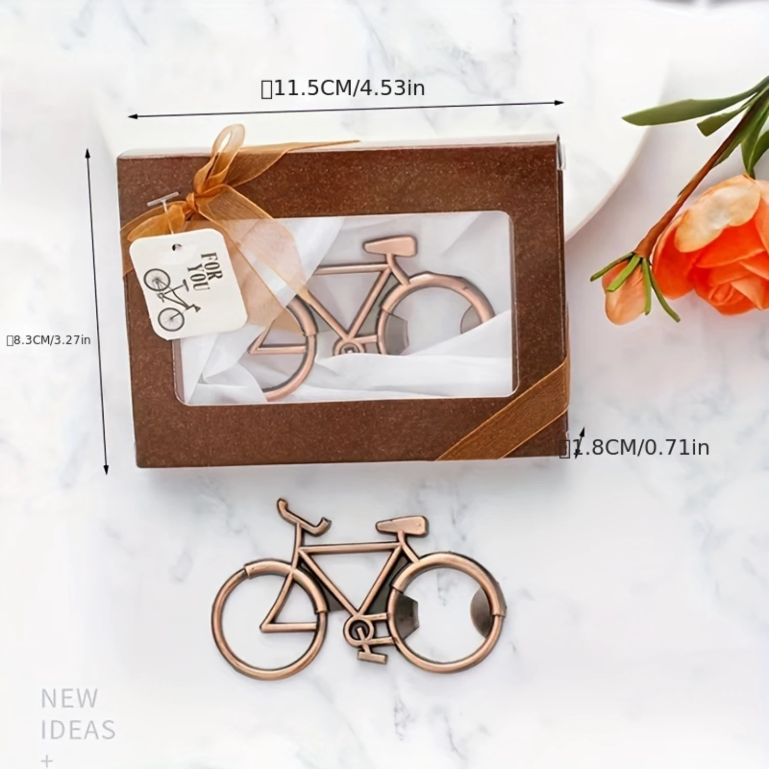 「ユニーク」自転車型ビール栓抜き - 亜鉛合金、友人や同僚へのクリエイティブなギフト