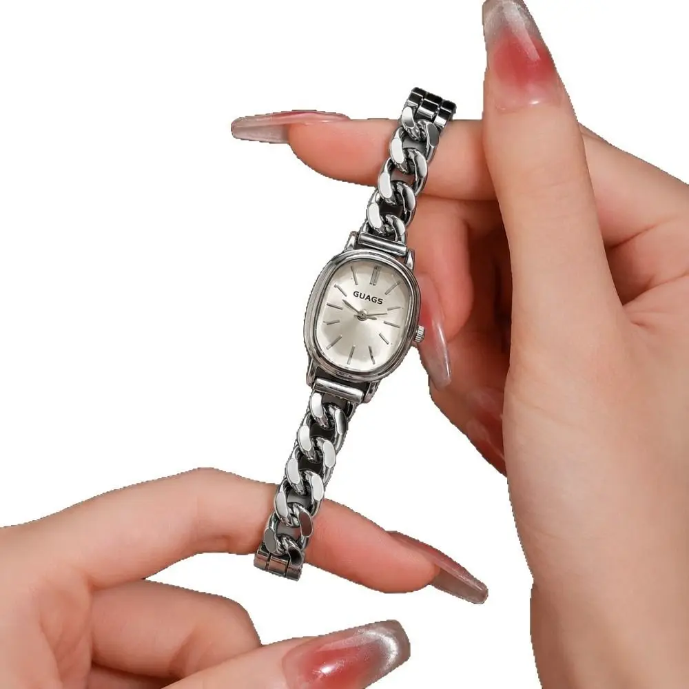 Daily Rhinestone Quartz Watches Diamond Studded Watch Strap with Adjustable Bracelet Square Shaped Watch Wrist Decoration Gift