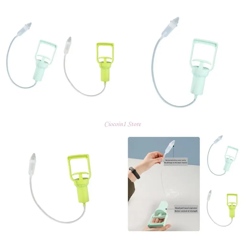 

Y1UB Портативный носовой аспиратор для детской силиконовой рукой, вытянутой младенческой присож носа