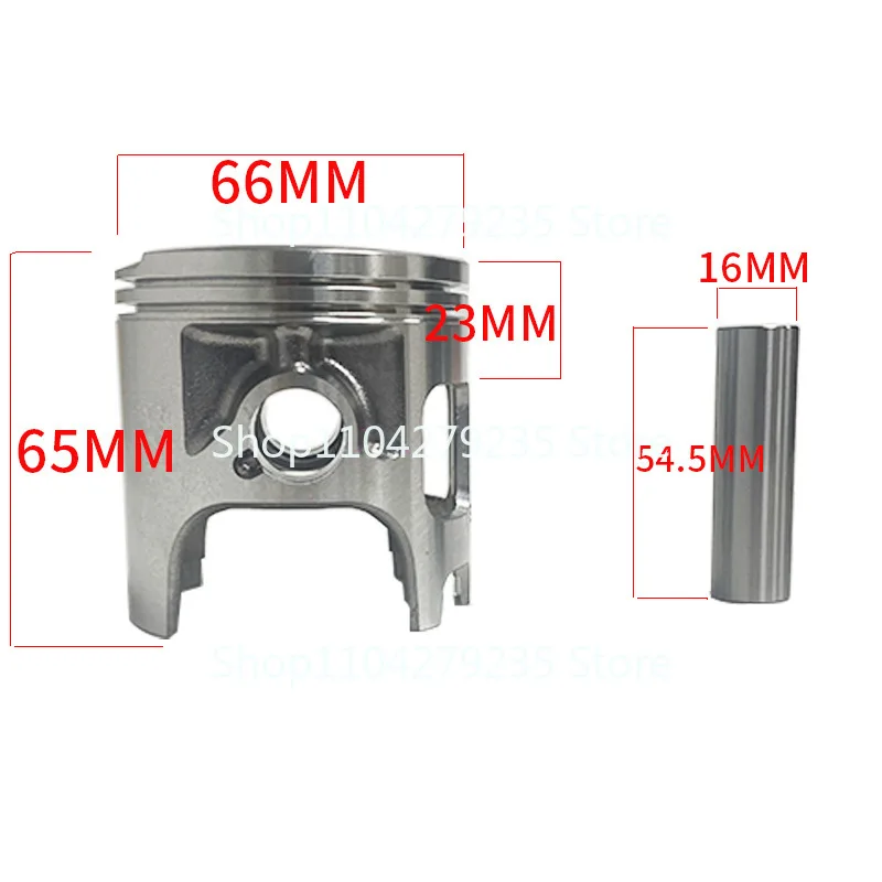 Cross-border motorcycle engine piston Blaster200YFS200 sleeve plug 66mm for Yamaha 