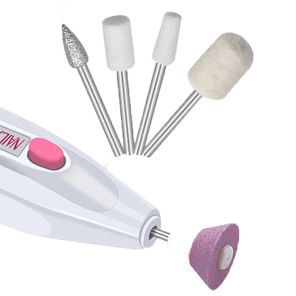 Set di punte per trapano in pietra da 5 pezzi Die Craft smerigliatrice rotante in metallo/plastica rettifica fai da te Hobby Carving lucidatura