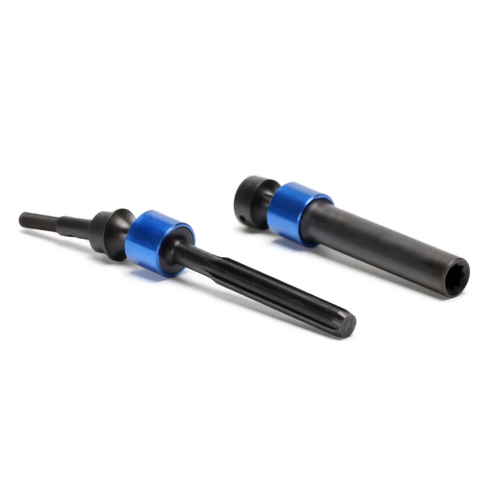 Aço duro ranhurado dianteiro e traseiro Driveshaft eixos para RC Car, TRX4 Monster Truck, MAXX 4S 89076-4, #8950, 1:10