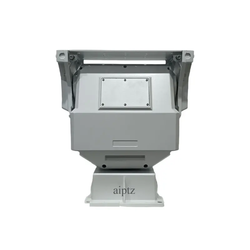 

20kg Wide Vertical Range PTZ Mount, ±75° Tilt, Worm Gear Auto-Locking Mechanism, RS485/422 for Panoramic Security Coverage