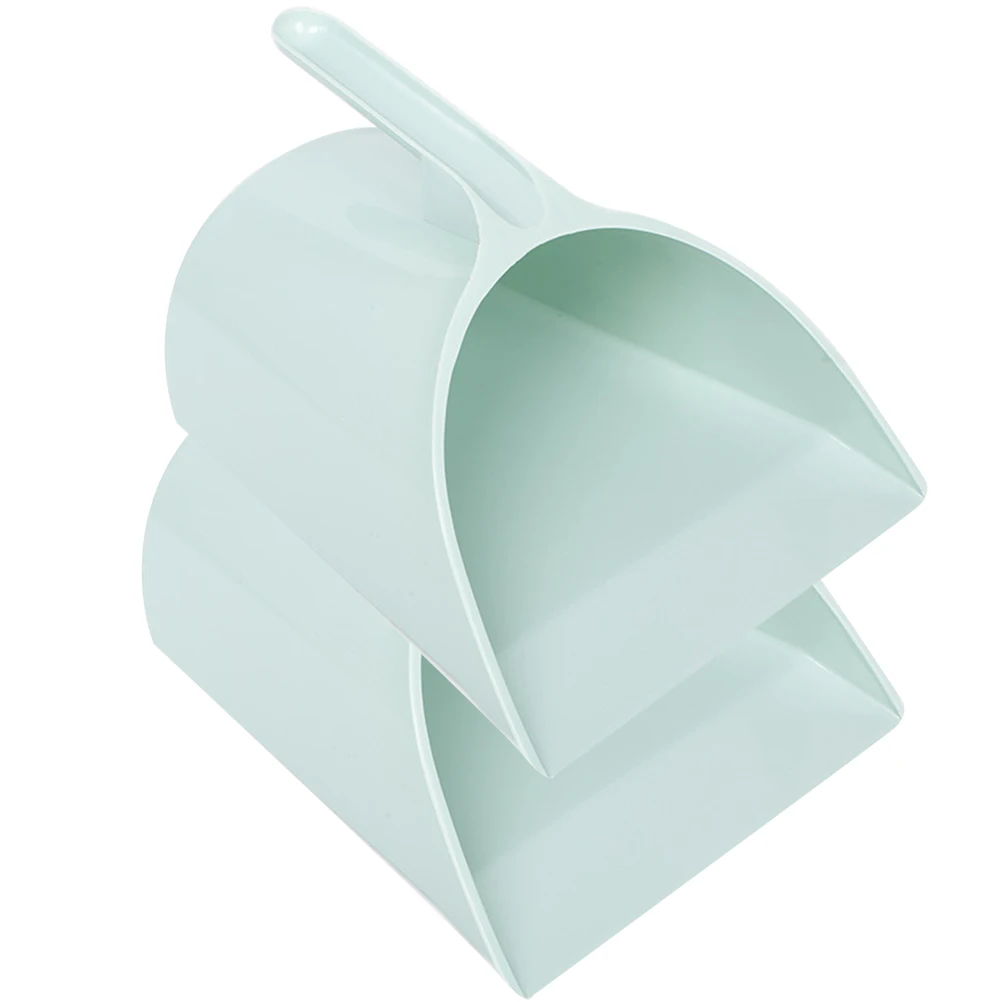 

2 Pcs Outdoor Dustpan Baby Convenient Plastic Handheld Garbage Shovel Mini Duster