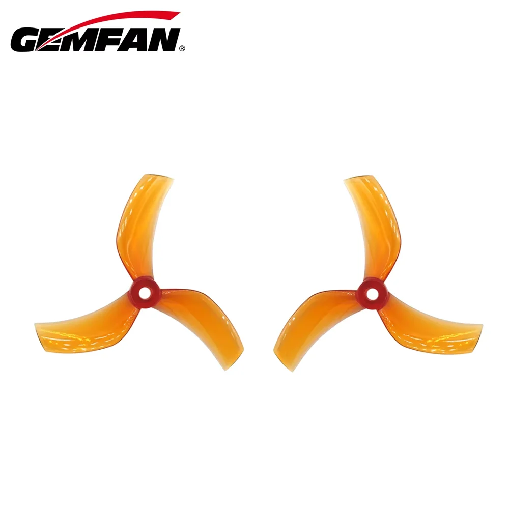 2pairs Gemfan D90 D90-3 3Blade 90mm 3.5inch Propeller M5 Hole Higher Efficiency for RC Freestyle Cinehoop Racing Drones Parts