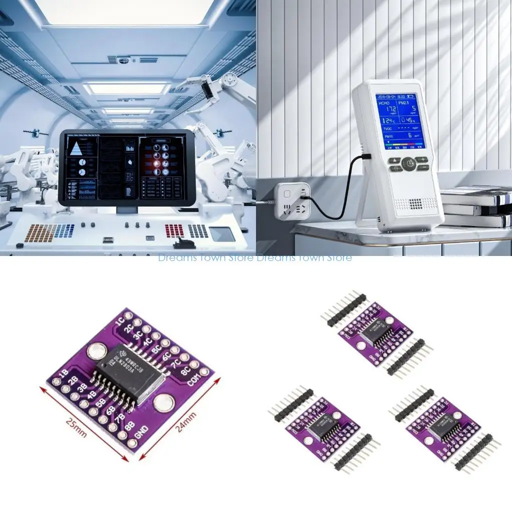 

HX6A Industrial TTL Compatible Driver Board With Suppression Diodes 500mA Per Channel