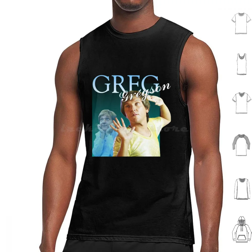 Greg Gregsonmr G-Summer Heights High Tank Tops Print Cotton Summer Heights High Mr G Chris Lilley Jonah Jamie Jonah From