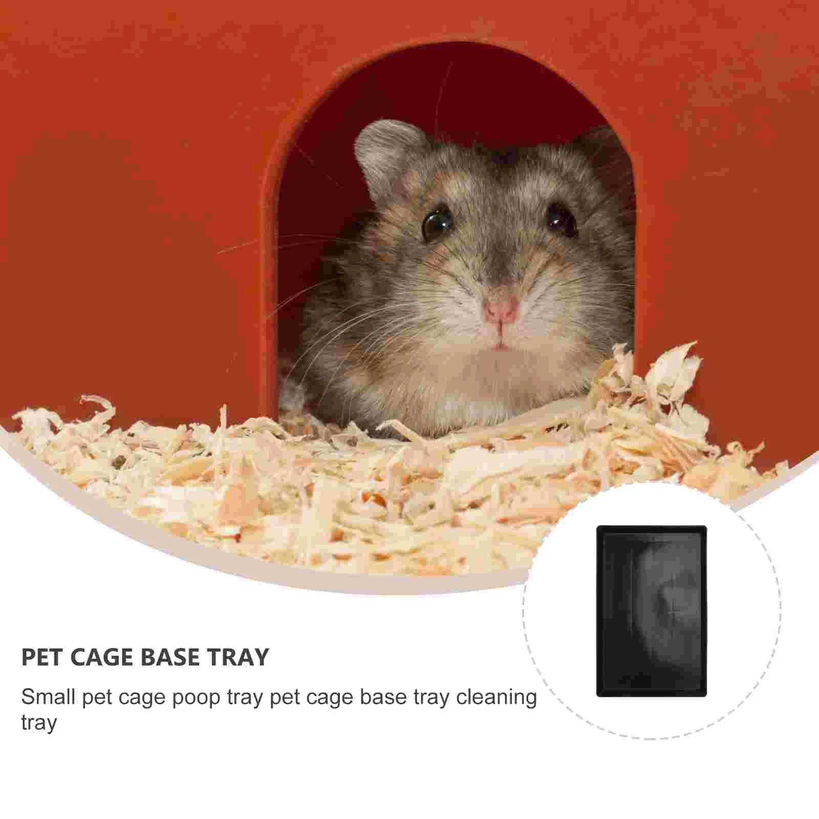 Cat Dog Cage Bedpan Rabbit Manure Tray Indoor Kennel Puppy Poop Plastic Crate Pet Cleaning