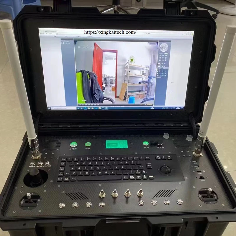 Sistema di distanza del telecomando del Drone FPV stazione di controllo a terra GCS con schermo ad alta luminosità con sistema di controllo remoto