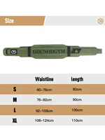 Ceinture de fitness GOUNOD en EVA pour soulevé de terre, squat, musculation, entraînement intensif, soutien lombaire 2