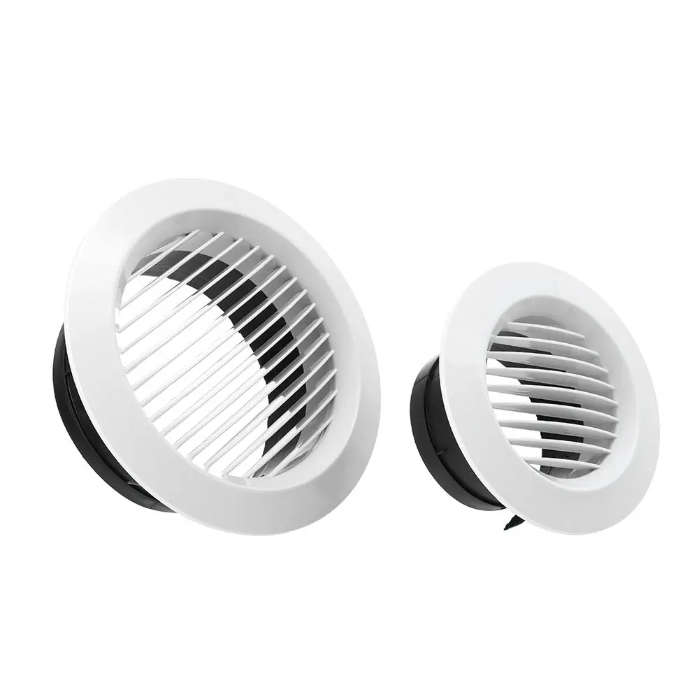 Various Shapes  Air Vent Extract Valve Grille Air Circulation Vents Cover 100/150mm Round Ducting Ventilation Cover Accessories