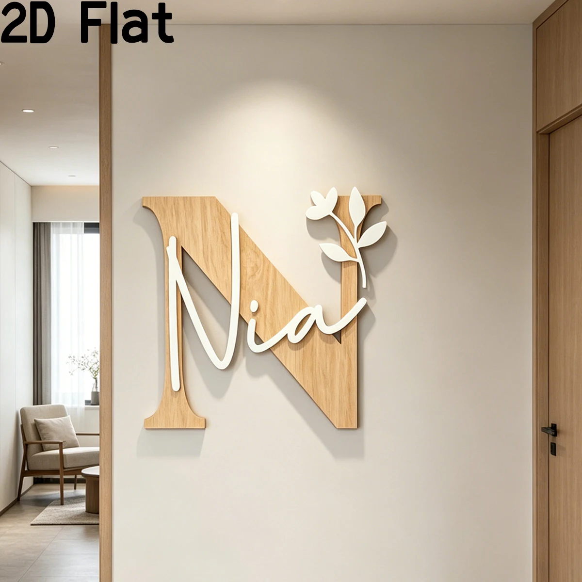 1Pc Custom Original Alphabet N - Baby Nursery Office recension och pris