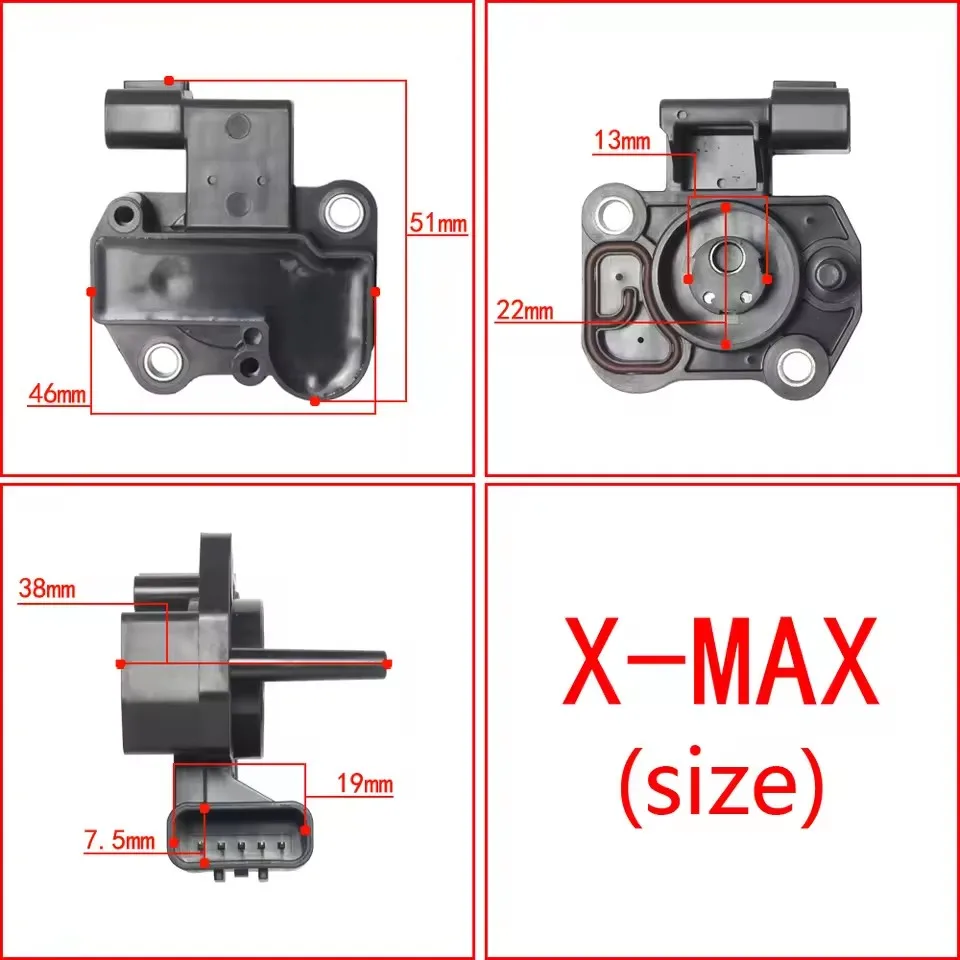 2DP-E3750-00 Tps For Yamaha Xmax 250 X-MAX Xtz250 Fazer 250 Lander250 300 Motorcycle Throttle Position Sensor Tps