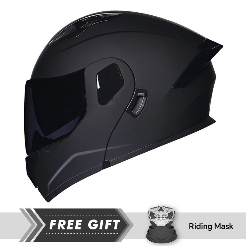 Full Face Helmet Motorcycle Helmets Eye And Face Protection Flip Helmet With Dark Lenses Capacete De Moto Modular Helmet