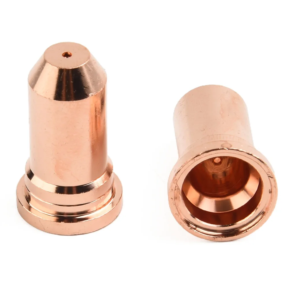 20Pcs 52556 Electrode 51246 Nozzle Tip 1.0mm Fit Plasma PT-100 IPT100 PT100 Copper Hafnium Plasma Cutting Electrode Kit