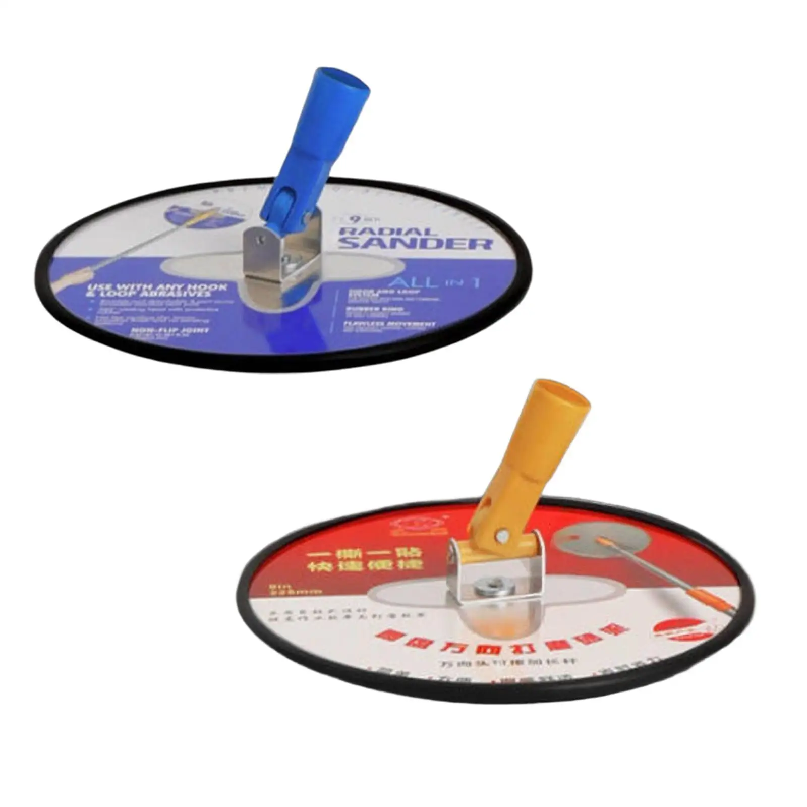 

Drywall Pole Sander,Drywall Polishing Sanding Tool,Round 360 Degree Rotatable Wall Sander 9 inch Radial for Painting Projects