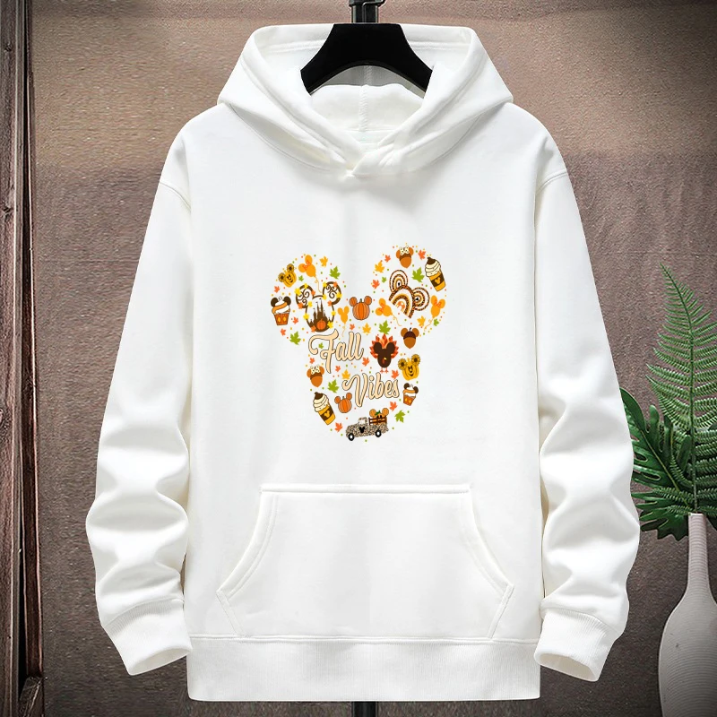 Hoodie Halloween Disney 2025 untuk Orang Tua dan Anak, Motif Mickey Ghost Menawan Seluruh Keluarga