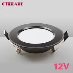 LED Downlight 12V Waterproof IP65 7W 9W 12W 15W 3W 5W Black Ceiling light Spot Lamp for bathroom Outdoor and indoor Lighting