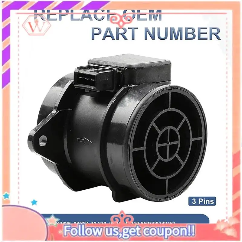 

Durable 0K32A13210 MAF Mass Air Flow Sensor Meter For 2001-2005 Kia Rio 1.5L 1.6L 74-10054 5WK9625