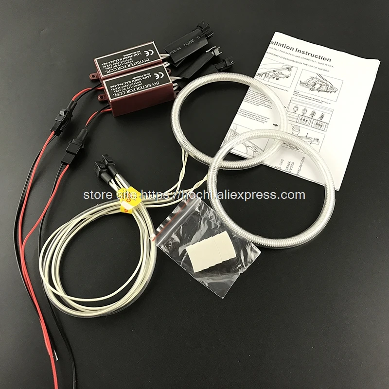 لفولفو S80 S80L 2012 2013 2014 2015 HochiTech ممتاز CCFL عيون الملاك عدة الترا برايت المصباح الإضاءة