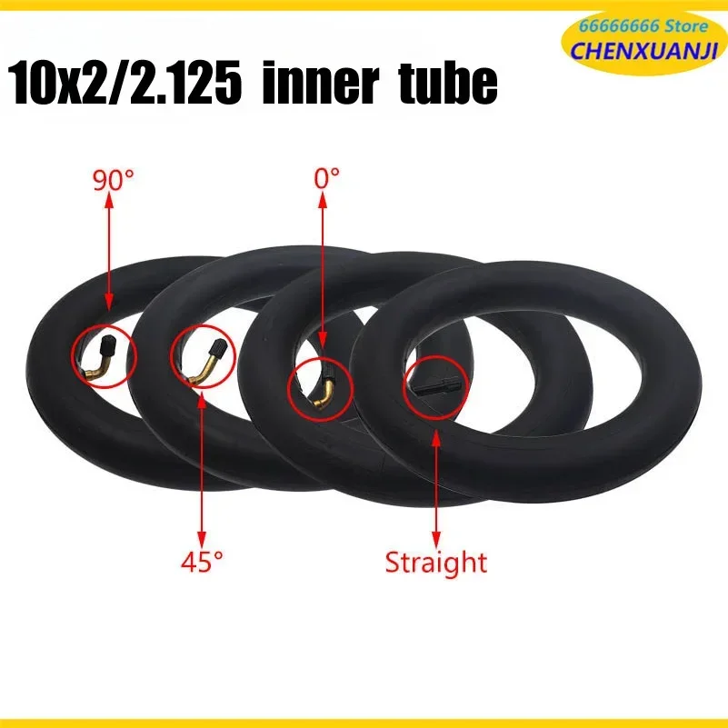 10inch 10x2/2.125 Inner Tube 10x2 Inner Camera 10x2.125 Inner Tire for Electric Scooter Balance Car Accessories