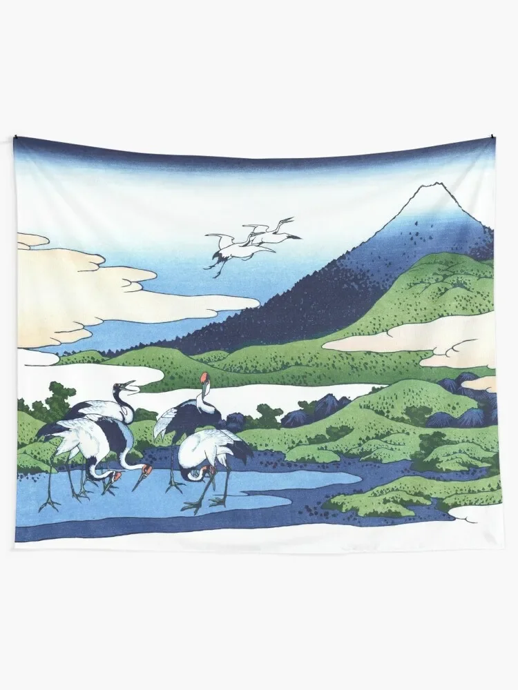 Umezawa Manor in Sagami Province by Katsushika Hokusai Tapestry Aesthetics For Room House Decoration On The Wall Tapestry