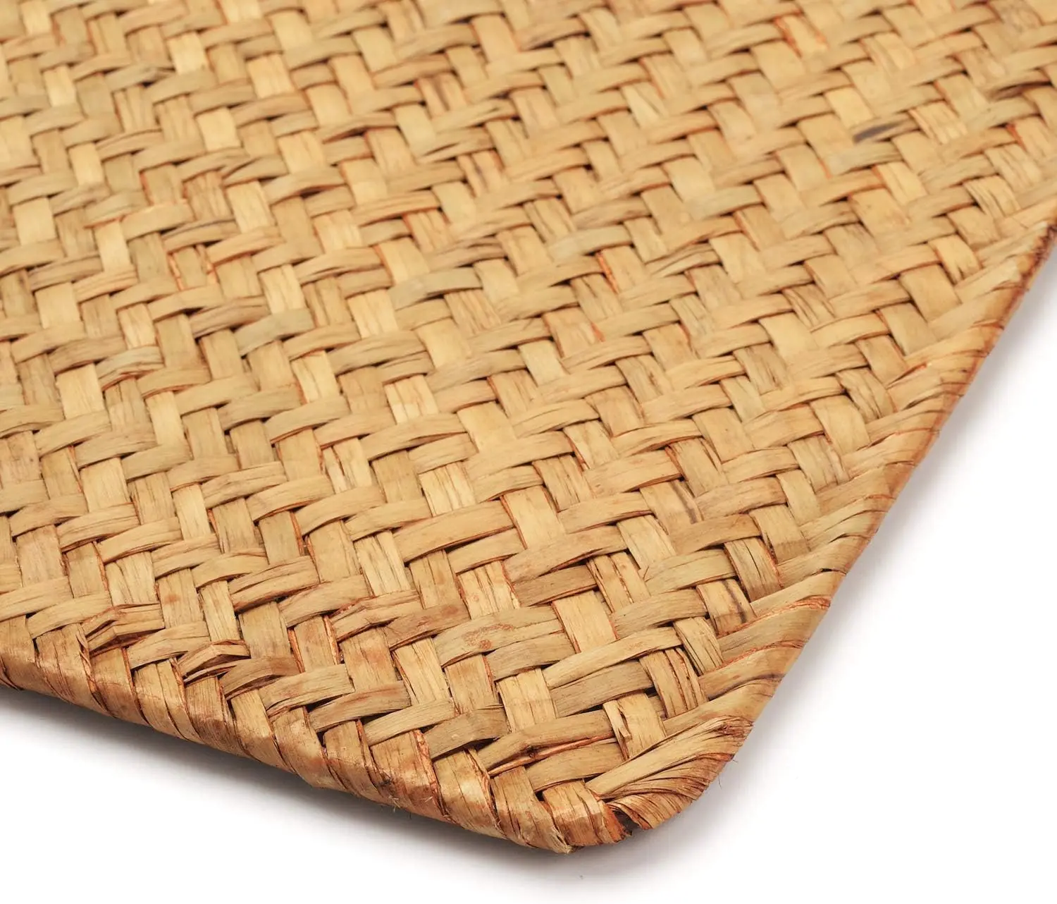 

8 Pack Rectangular Woven Placemats, Rattan Wicker Table Mats, 17' x 12', Natural Seagrass Place Mats for Dining Table