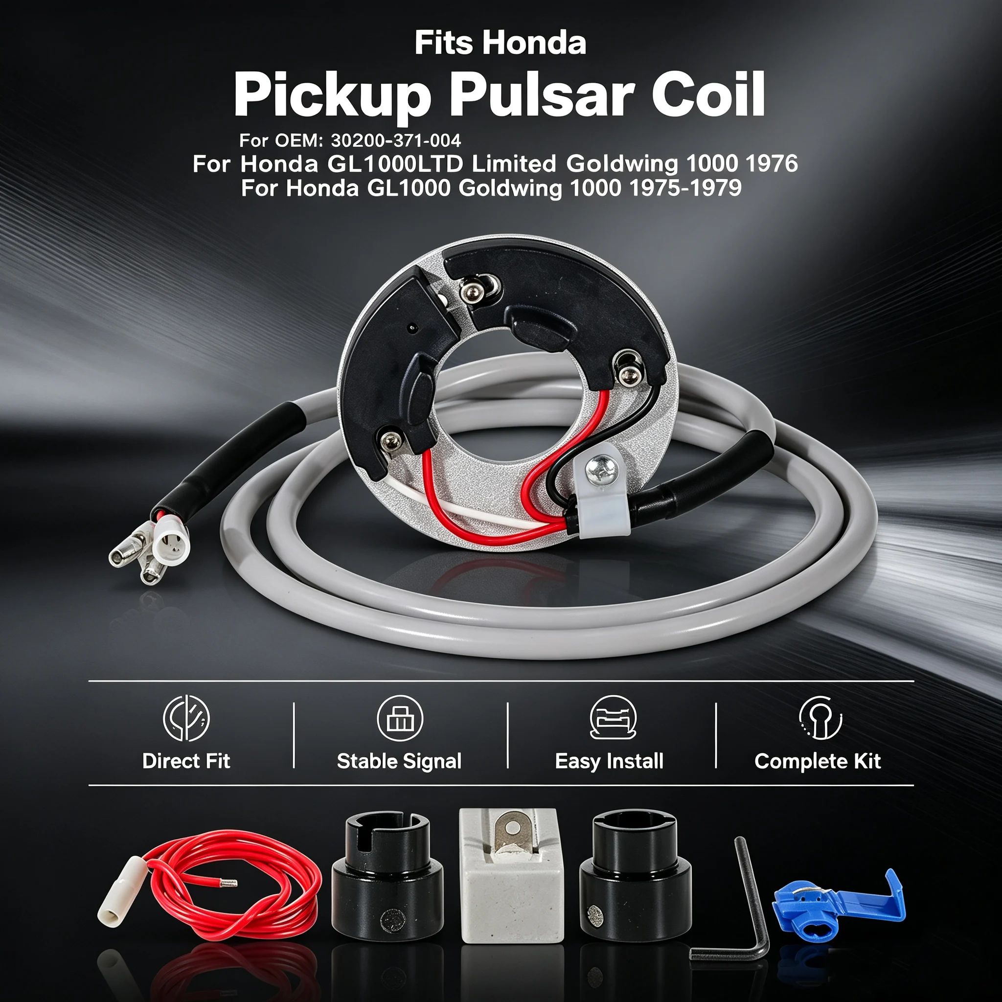 Pulse Trigger Line Group For Honda GL1000LTD Limited Goldwing 1000 GL1000 Goldwing 1000 OEM:30200-371-004 POINTS ASSY.