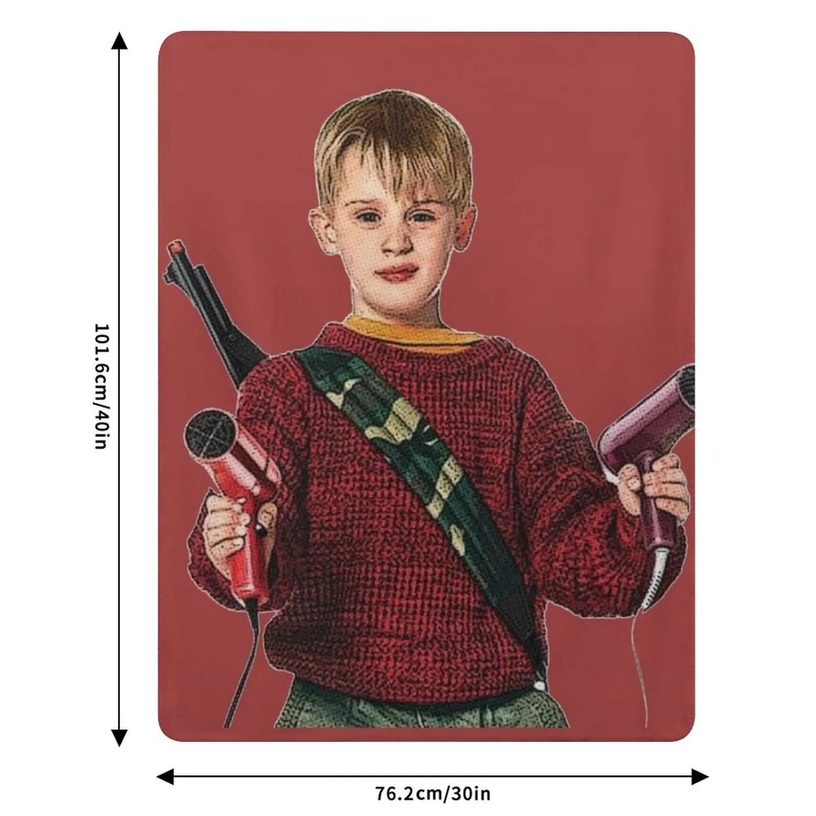 كيفن مكاليستر المنزل وحده عيد الميلاد فيلم رمي بطانية فاخرة التخييم البطانيات لبطانيات السرير لبطانيات الأرائك #6