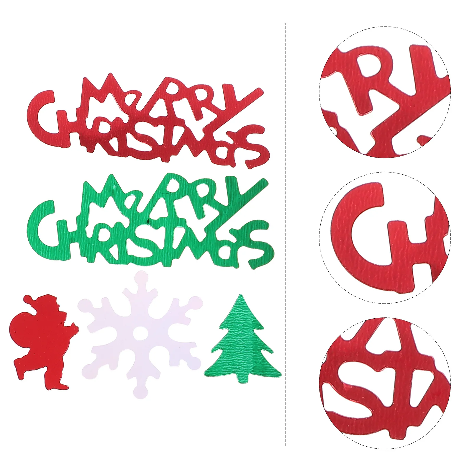 

3pcs 3 Packs Christmas Confetti Snowflake Star Plastic Xmas Party Decor For Table Gift Boxes Home Wall Room Decoration Festive