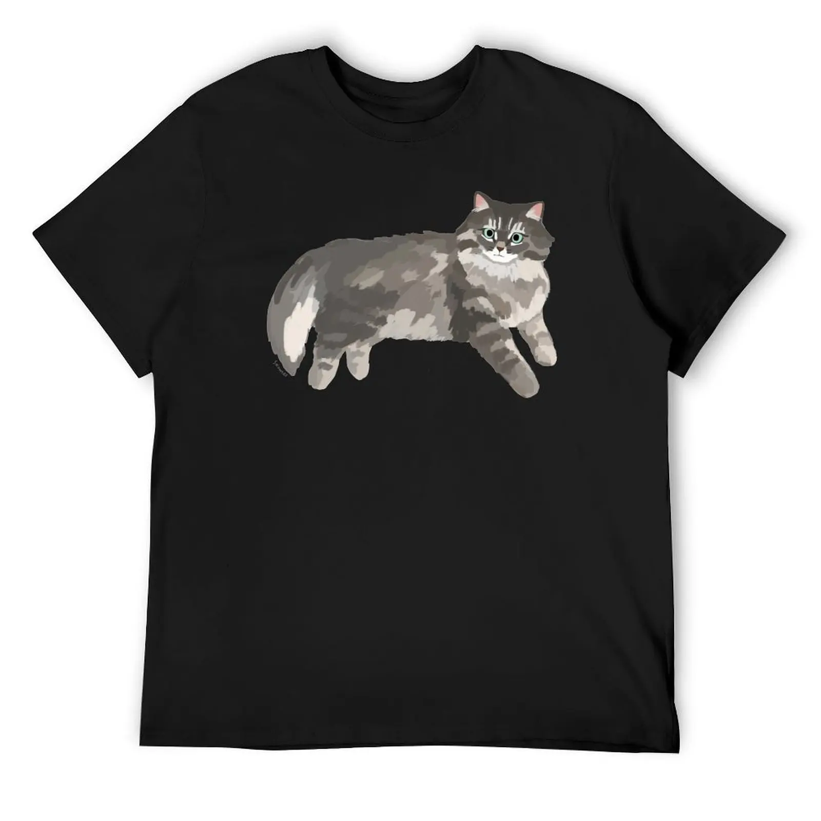 

Norwegian forest cat T-Shirt sweat Blouse luxury clothes men