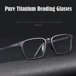 Men's Flexible Reading Glasses Anti-blue Light Business Far Sight Presbyopia Eyewear Ultralight TR90 Glasses 1.0-3.0