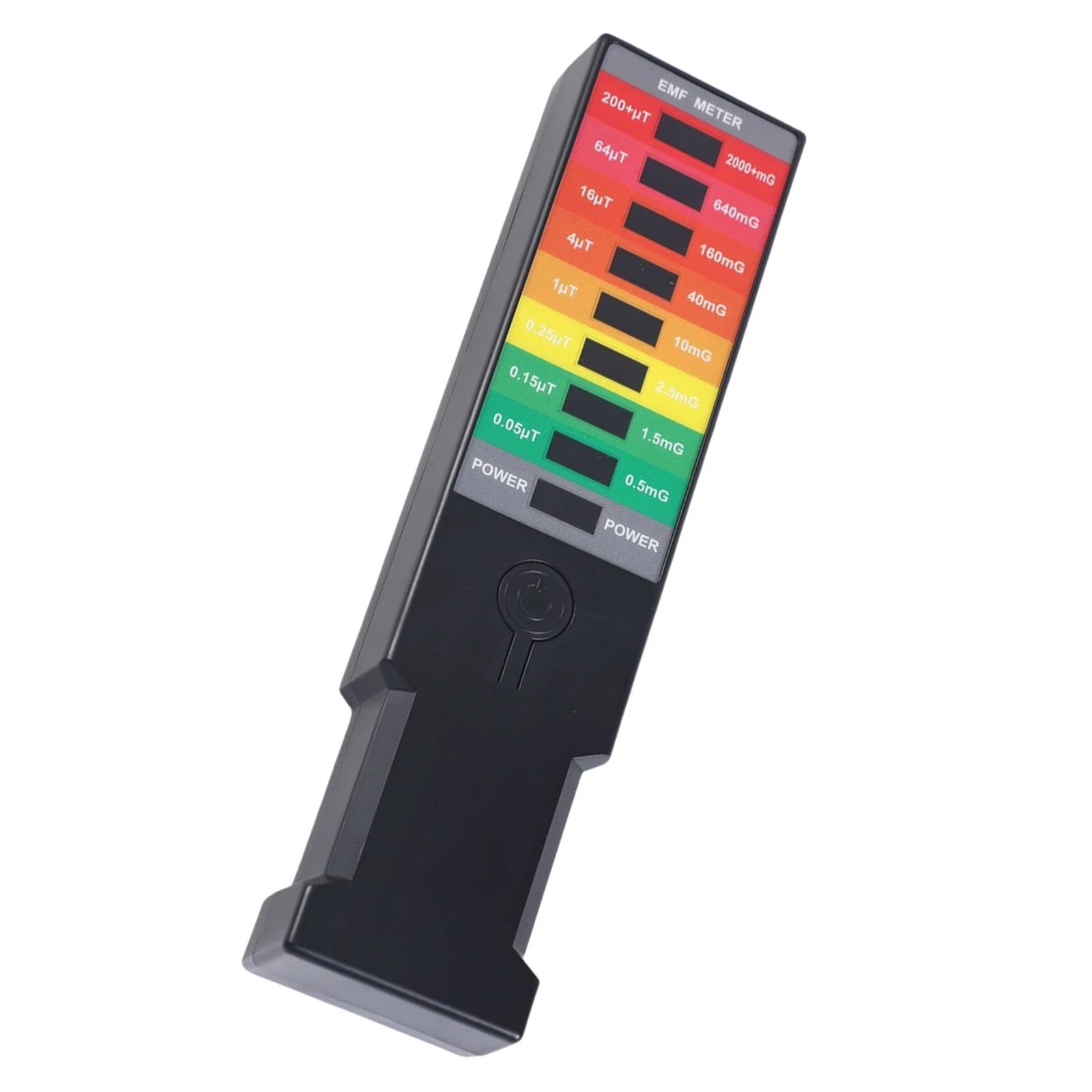 EMF Meter Electromagnetic Radiation Tester 9 LED Portable Magnetic Field Detector for Home Office Appliance Safety
