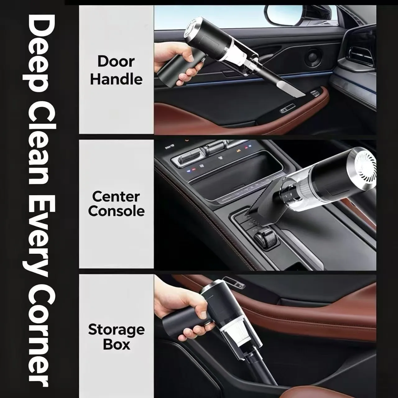 Portable Small Wireless Car Vacuum Cleaner with Suction And Blowing Function for Home And Vehicle Use
