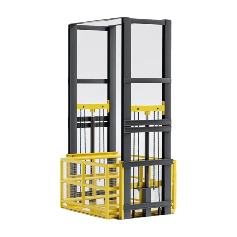 Customizable Single and Double Guide Hydraulic Lifting Platforms Lift for Factories and Warehouses.