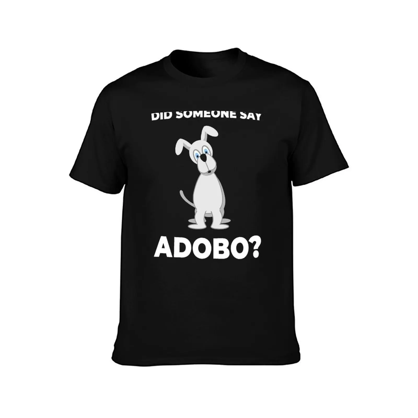 Funny Filipino Pinoy Adobo Dog T-Shirt Basic Daily Outfit Short Sleeve Tee T-Shirt