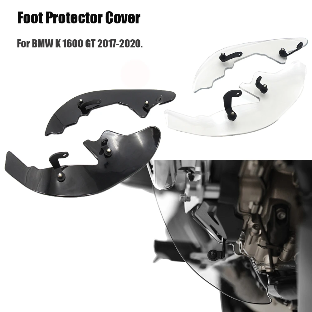 NEW Motorcycle Splash Brake Shift Shield Revised Foot Protector For BMW K 1600 GT 2017-2020