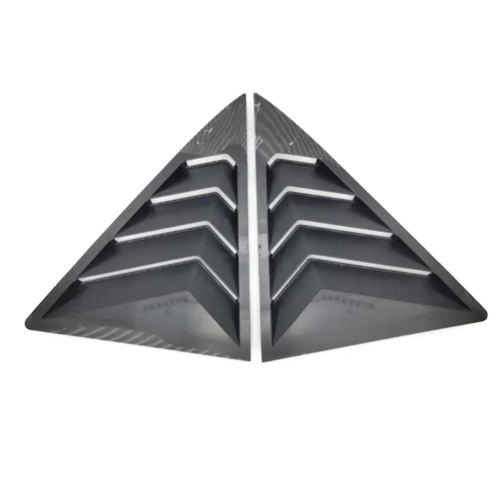 

2PCS Rear Side Window Quarter Louver Cover Carbon Look for Toyota Camry 2012-2017