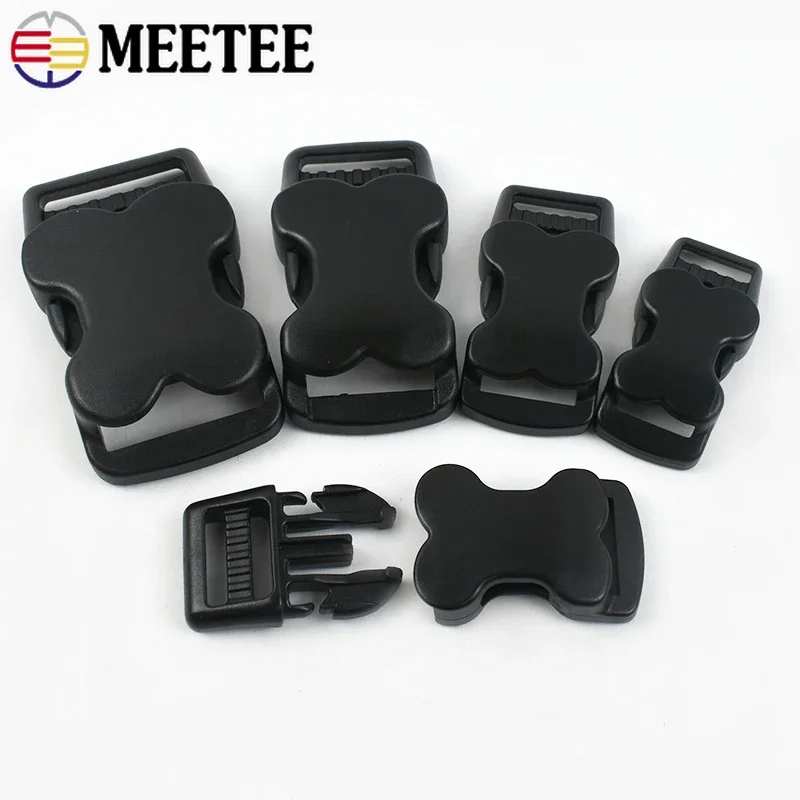 5/10/20Pcs 15-32mm Plastic Release Buckles Bag Strap Side Connect Clasp Backpack Dog Collar Adjustable Buckle DIY Accessories