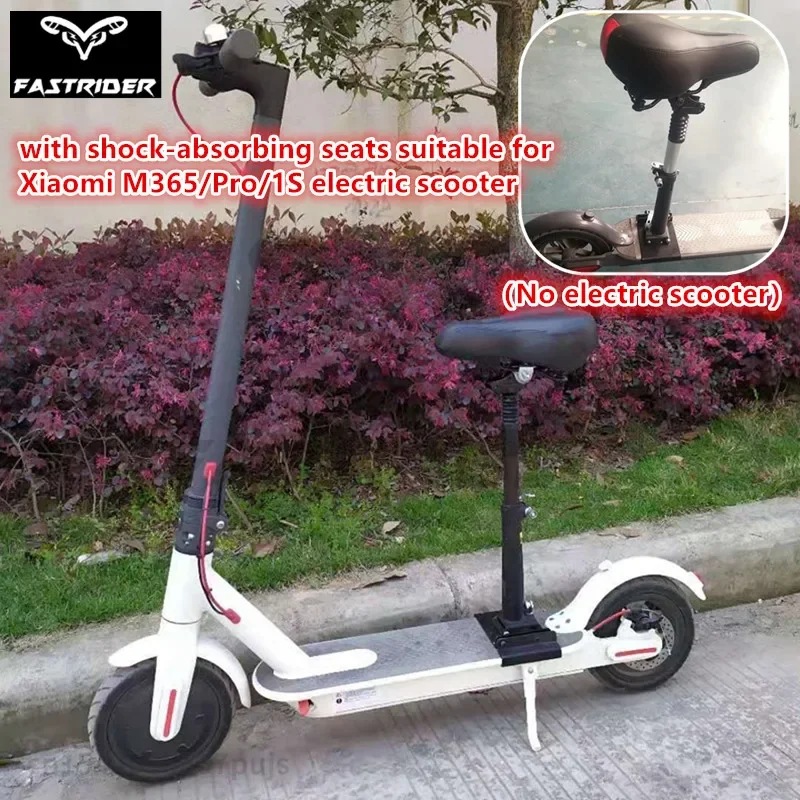 Electric Scooter Seat with Shock Absorption No Drilling Required Quick Installation for Xiaomi M365/Pro/1S Electric Scooter