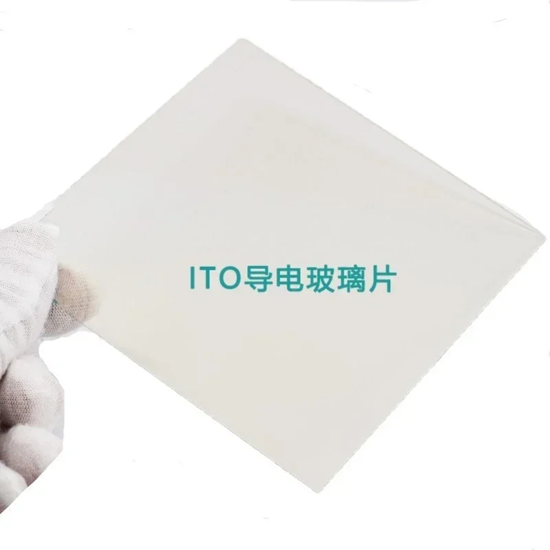 100x56x1.1mm 6 ohm/sq 10pcs Lab Transparent Conductive Indium Tin Oxide ITO Glass