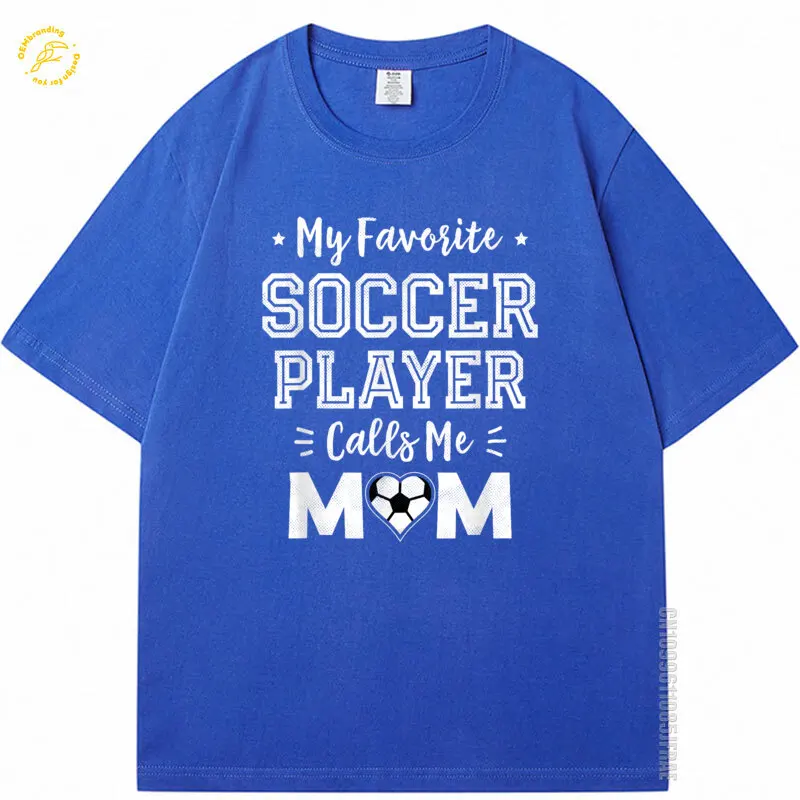 للجنسين التي شيرت الرجال لاعب كرة القدم المفضل لدي يدعوني أمي لطيف لكرة القدم تي شيرت كاريكاتور تي شيرتس Novità In Top E Magliette Koszulki Męskie