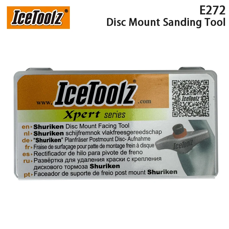 Icetoolz Original E272 Bike Disc Mount Sanding Tool for Erasing