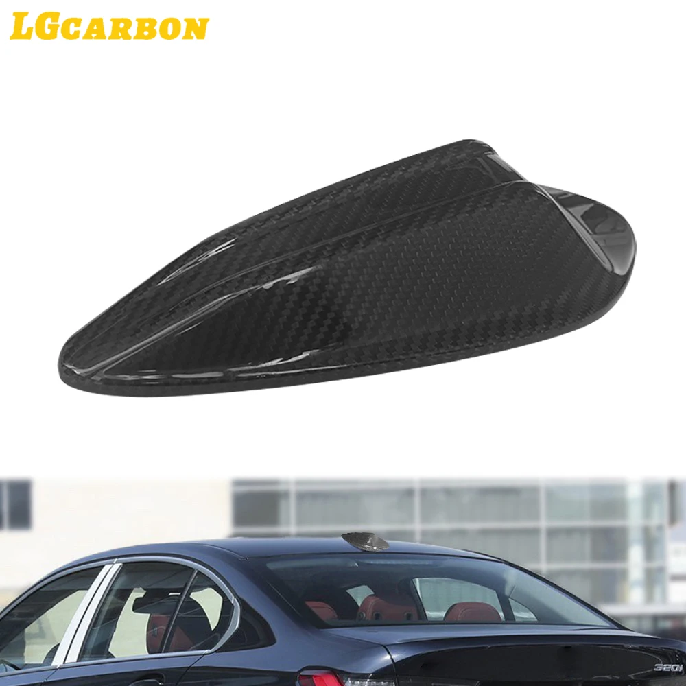 LGcarbon Real Dry Carbon Fiber Shark Fin Antenna Cover Trim For BMW G20 G26 G87 M2 G80 M3 G82 M4 G05 X5 G06 X6 G30