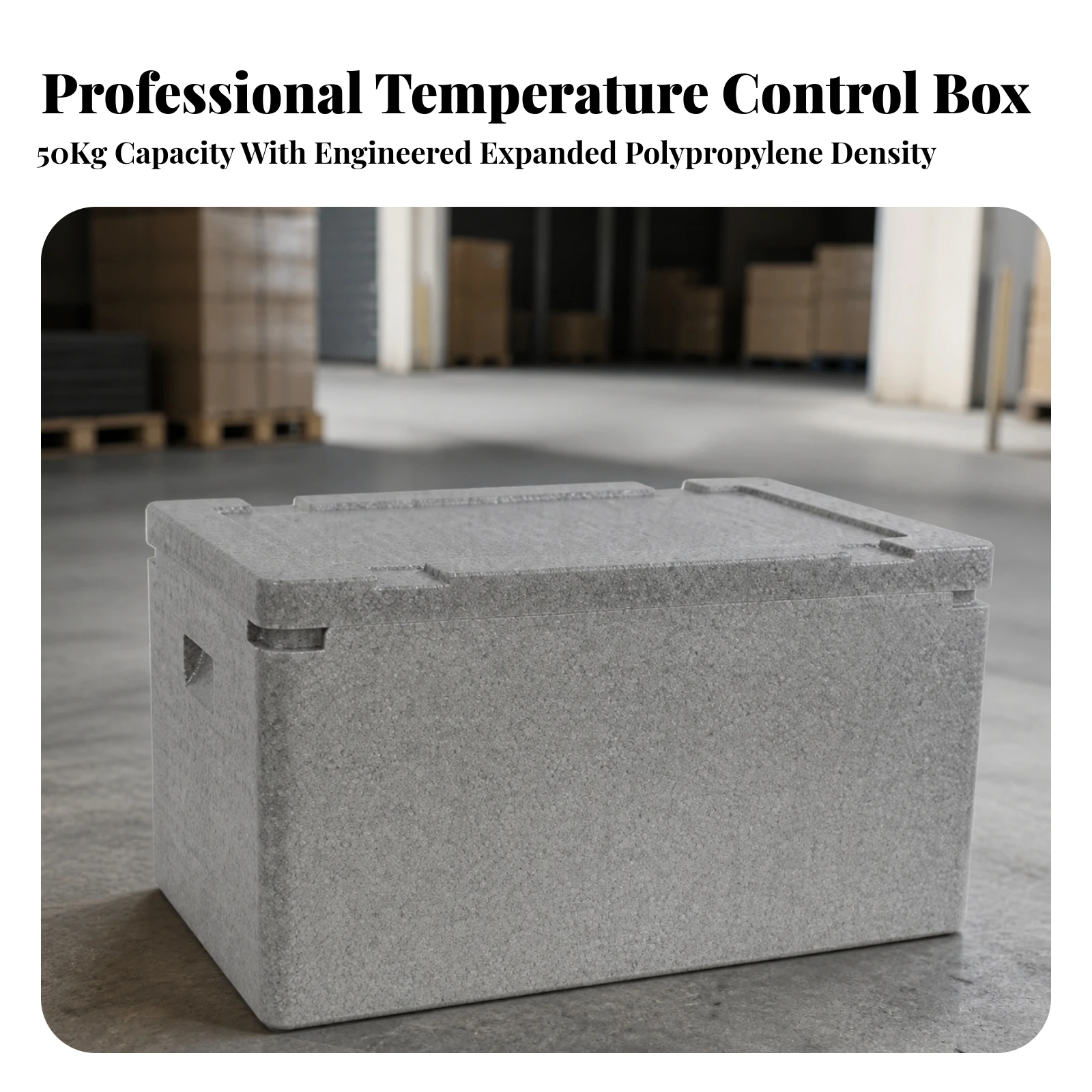 Insulated Shipping Box Thermal Insulated Shipping Container Expanded Polypropylene Foam Box Thick-Walled Heavy-Duty