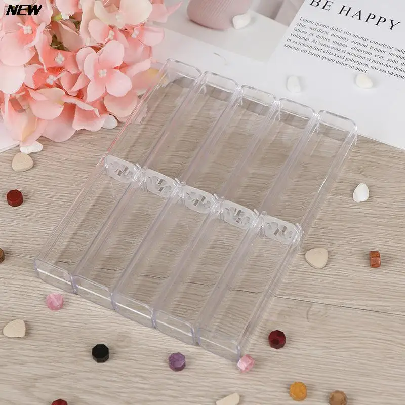 1pc Pen Boxes Plastic Transparent Case Pen Holder Gift Crystal Pen Packaging Boxes Stationery School Office Gifts