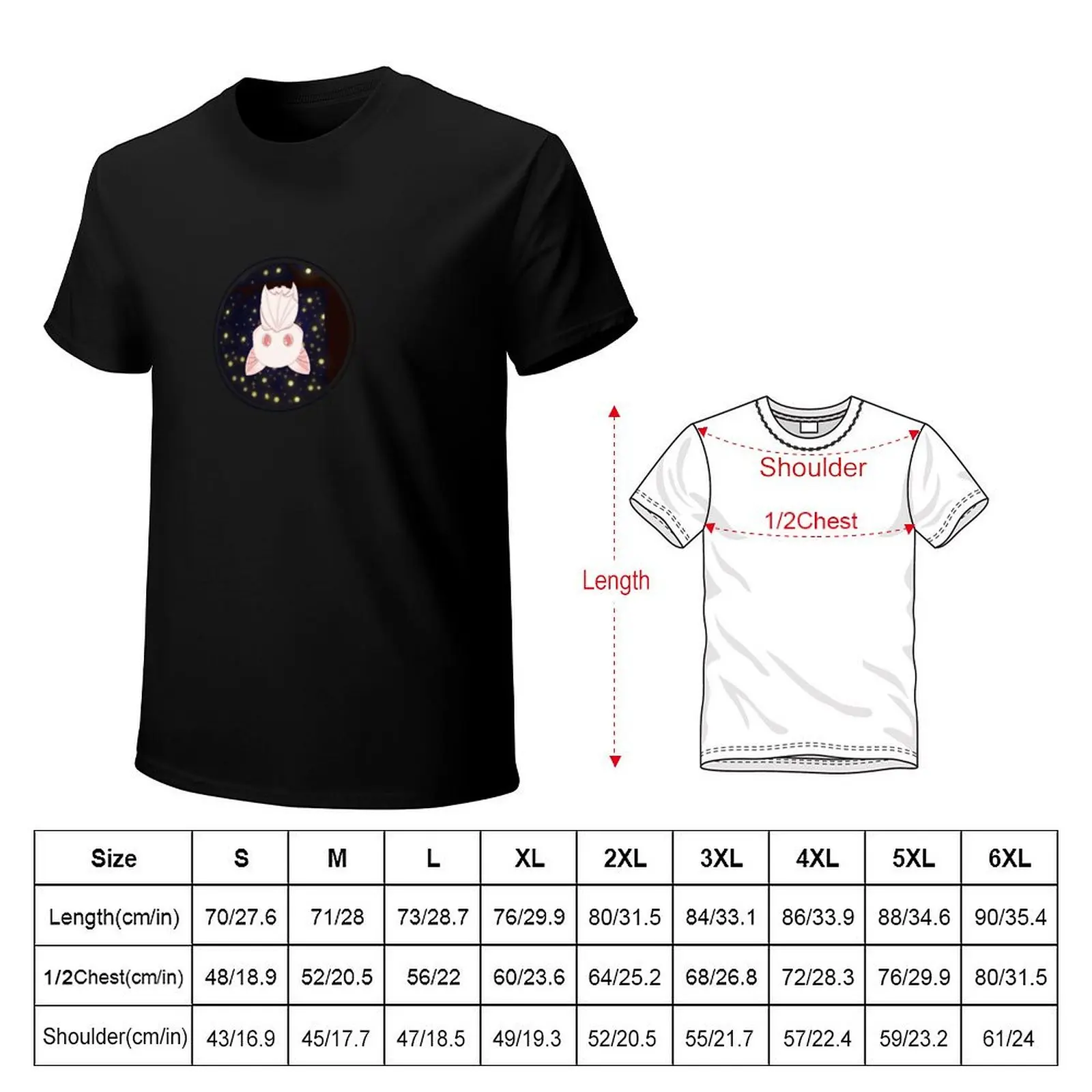 Little Albino Bat T-Shirt Sweat Resistant Workout Tee Shirt