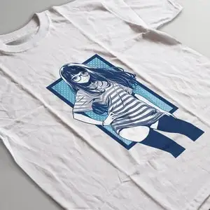 Anime Girl Shirt, Manga Style, Pointing Kawaii Otaku Gift